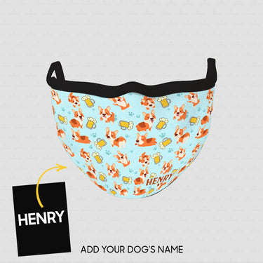 Personalized Dog Gift Idea - Cute Dogs 18 For Dog Lovers - Cloth Mask